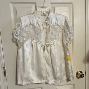 Bert Yelin for IRIS vintage lingerie top jacket retro 50’s new with tag